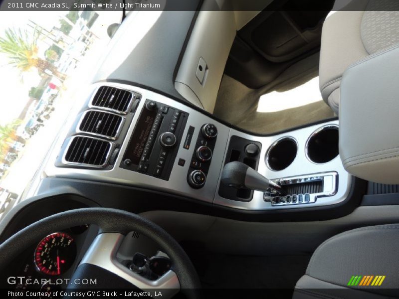 Summit White / Light Titanium 2011 GMC Acadia SL
