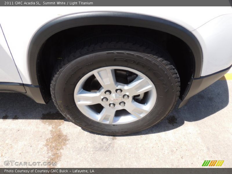 Summit White / Light Titanium 2011 GMC Acadia SL