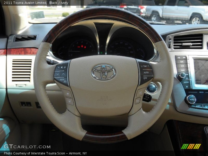 Black / Ivory 2011 Toyota Avalon Limited