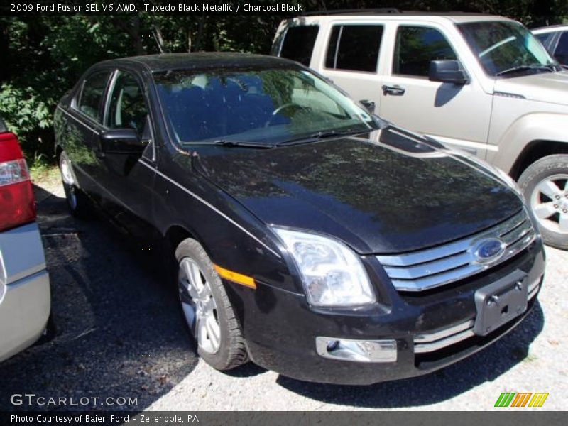 Tuxedo Black Metallic / Charcoal Black 2009 Ford Fusion SEL V6 AWD