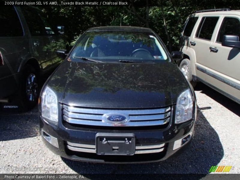 Tuxedo Black Metallic / Charcoal Black 2009 Ford Fusion SEL V6 AWD