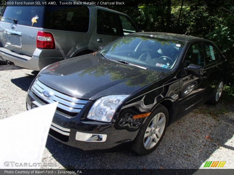 Tuxedo Black Metallic / Charcoal Black 2009 Ford Fusion SEL V6 AWD