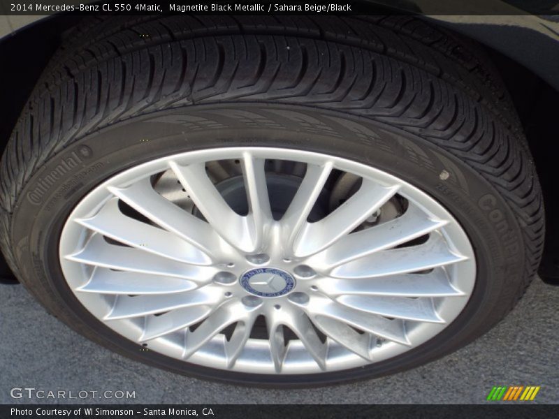 Magnetite Black Metallic / Sahara Beige/Black 2014 Mercedes-Benz CL 550 4Matic