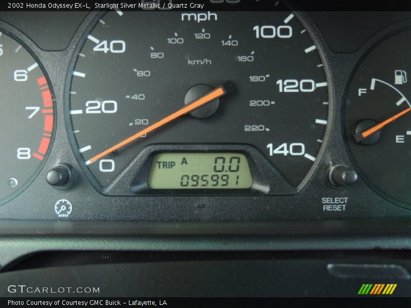 Starlight Silver Metallic / Quartz Gray 2002 Honda Odyssey EX-L