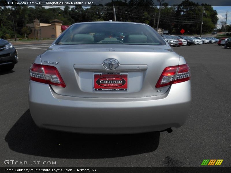 Magnetic Gray Metallic / Ash 2011 Toyota Camry LE