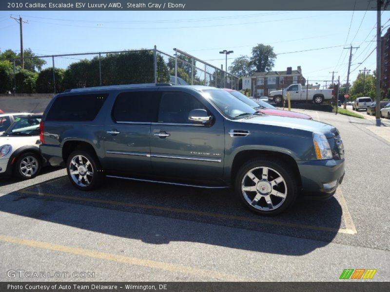 Stealth Gray / Ebony 2010 Cadillac Escalade ESV Luxury AWD