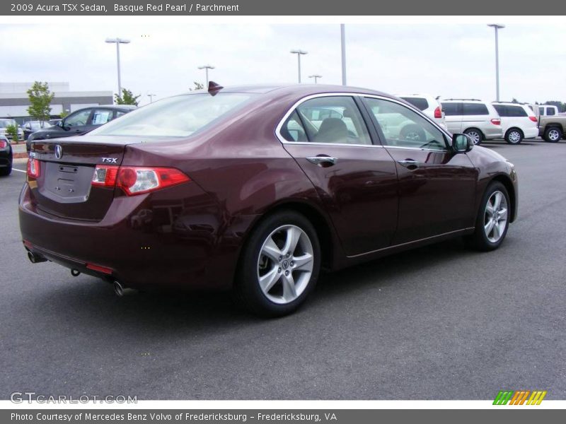 Basque Red Pearl / Parchment 2009 Acura TSX Sedan