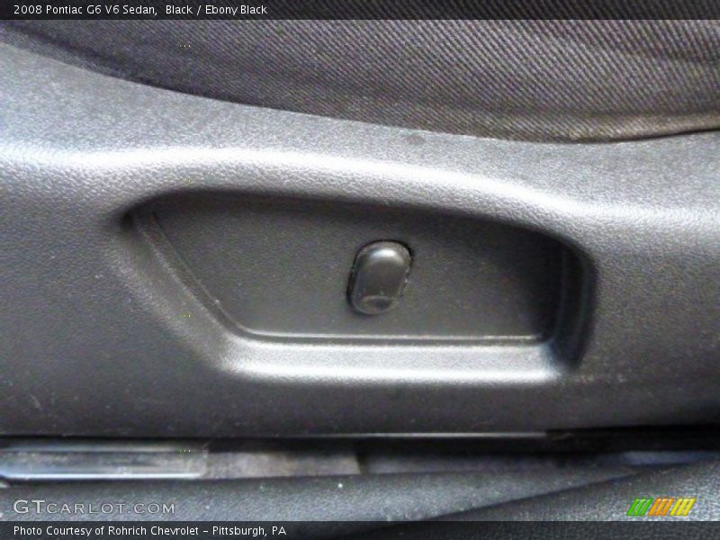Black / Ebony Black 2008 Pontiac G6 V6 Sedan
