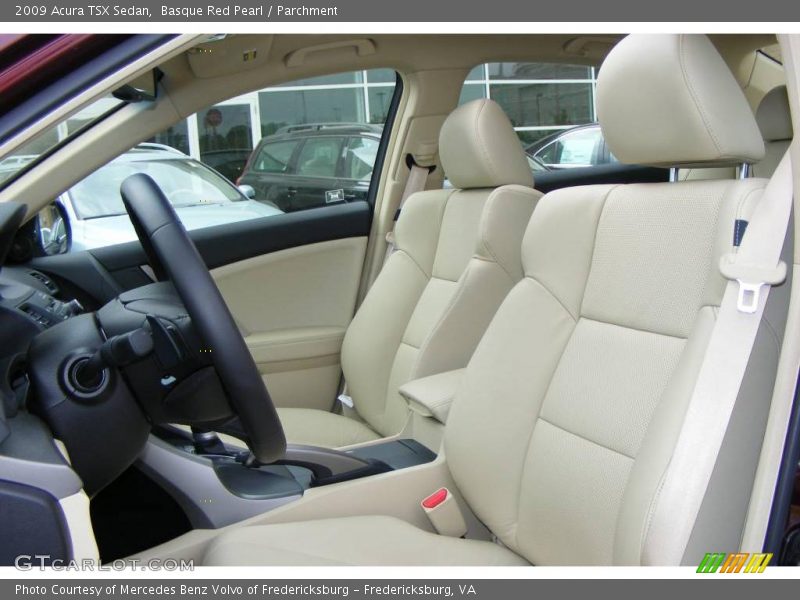 Basque Red Pearl / Parchment 2009 Acura TSX Sedan