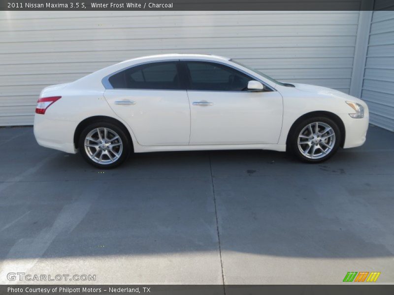 Winter Frost White / Charcoal 2011 Nissan Maxima 3.5 S