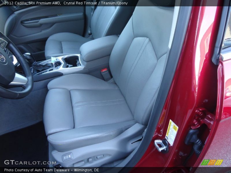 Crystal Red Tintcoat / Titanium/Ebony 2012 Cadillac SRX Premium AWD