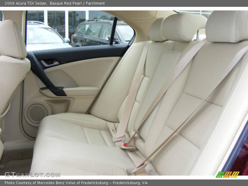 Basque Red Pearl / Parchment 2009 Acura TSX Sedan