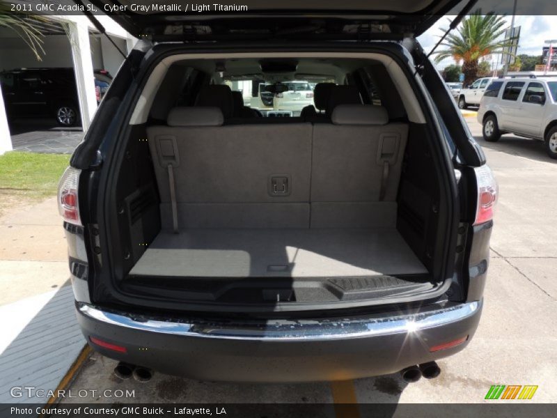 Cyber Gray Metallic / Light Titanium 2011 GMC Acadia SL