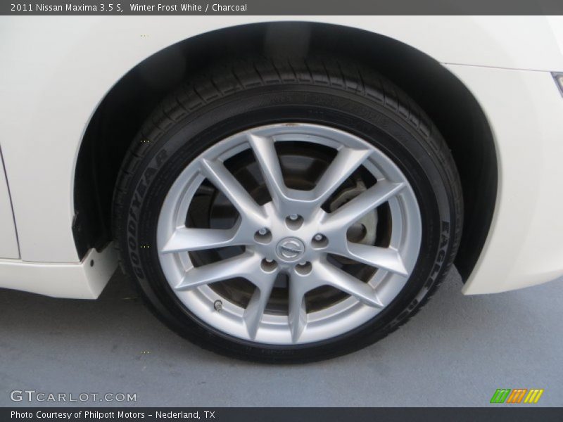 Winter Frost White / Charcoal 2011 Nissan Maxima 3.5 S
