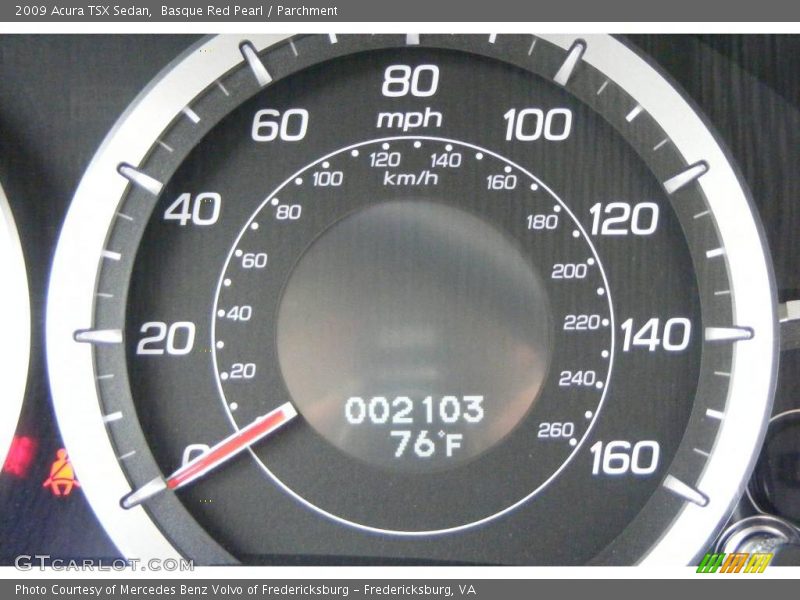 Basque Red Pearl / Parchment 2009 Acura TSX Sedan
