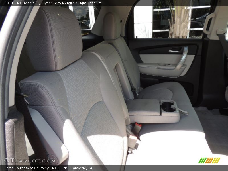 Cyber Gray Metallic / Light Titanium 2011 GMC Acadia SL