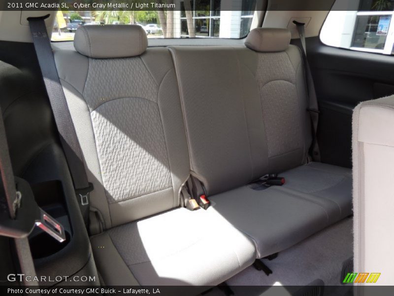 Cyber Gray Metallic / Light Titanium 2011 GMC Acadia SL