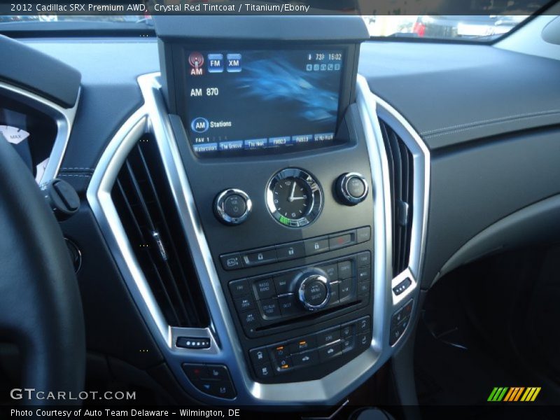 Crystal Red Tintcoat / Titanium/Ebony 2012 Cadillac SRX Premium AWD