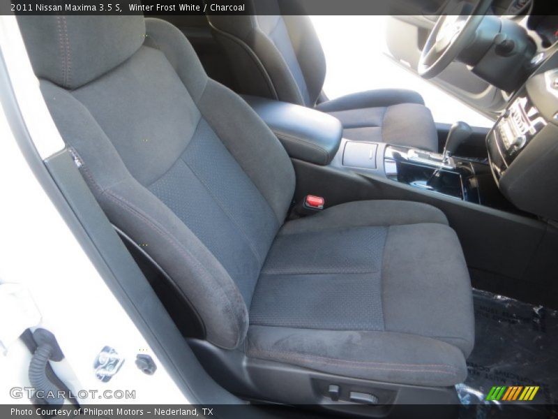 Winter Frost White / Charcoal 2011 Nissan Maxima 3.5 S