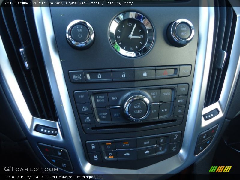 Crystal Red Tintcoat / Titanium/Ebony 2012 Cadillac SRX Premium AWD