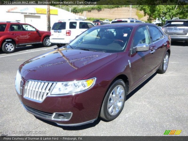 Bordeaux Reserve Metallic / Dark Charcoal 2011 Lincoln MKZ AWD