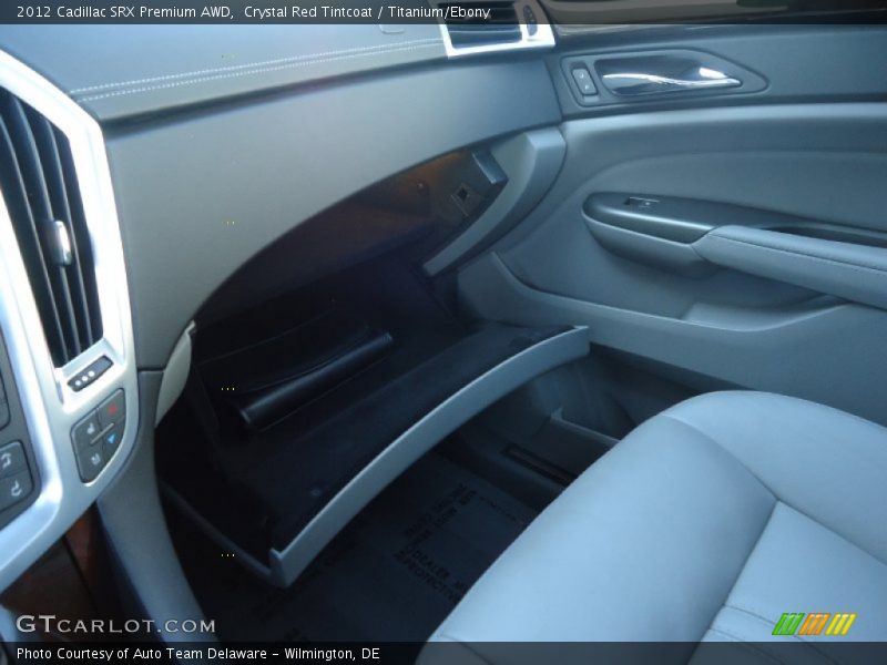Crystal Red Tintcoat / Titanium/Ebony 2012 Cadillac SRX Premium AWD