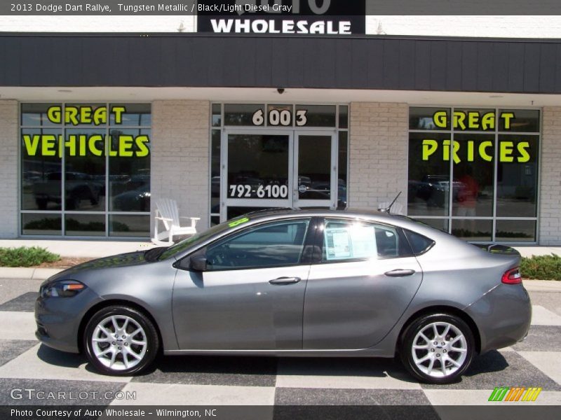 Tungsten Metallic / Black/Light Diesel Gray 2013 Dodge Dart Rallye