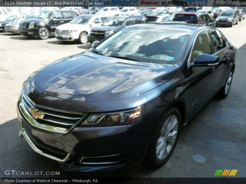 Blue Ray Metallic / Jet Black 2014 Chevrolet Impala LT