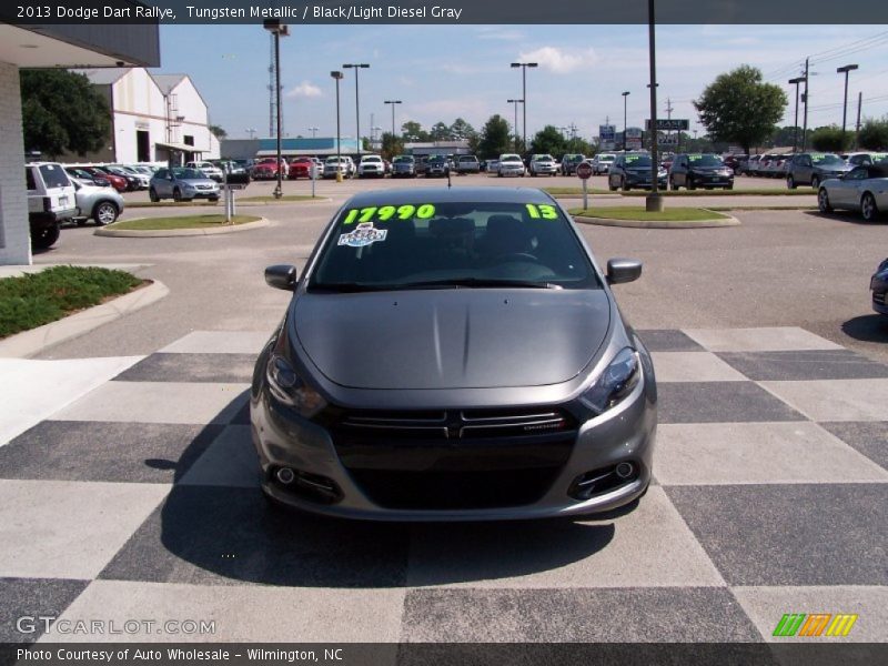 Tungsten Metallic / Black/Light Diesel Gray 2013 Dodge Dart Rallye