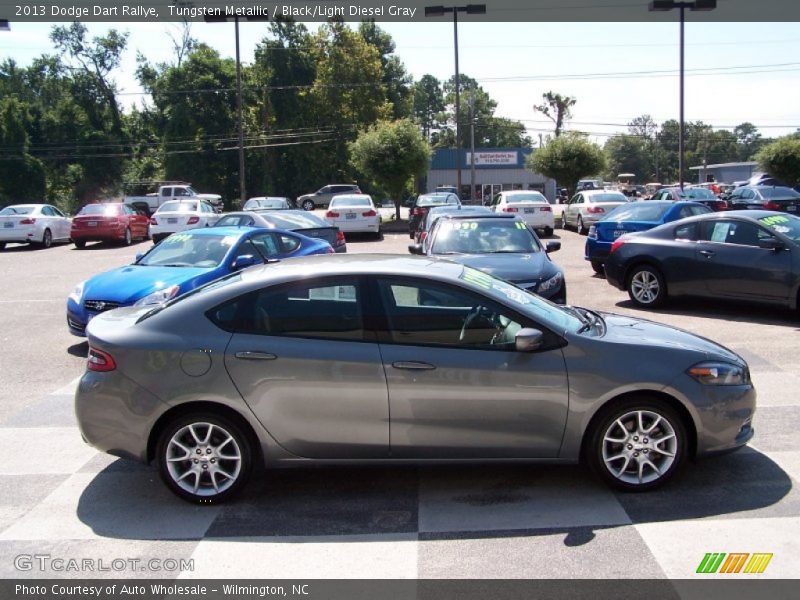 Tungsten Metallic / Black/Light Diesel Gray 2013 Dodge Dart Rallye