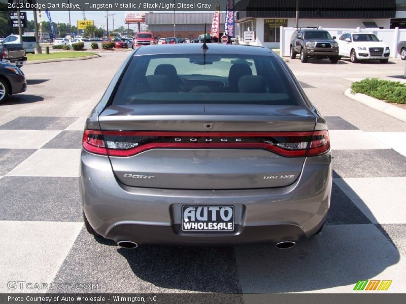 Tungsten Metallic / Black/Light Diesel Gray 2013 Dodge Dart Rallye