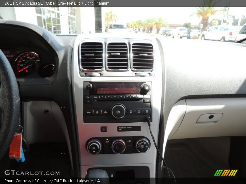 Cyber Gray Metallic / Light Titanium 2011 GMC Acadia SL