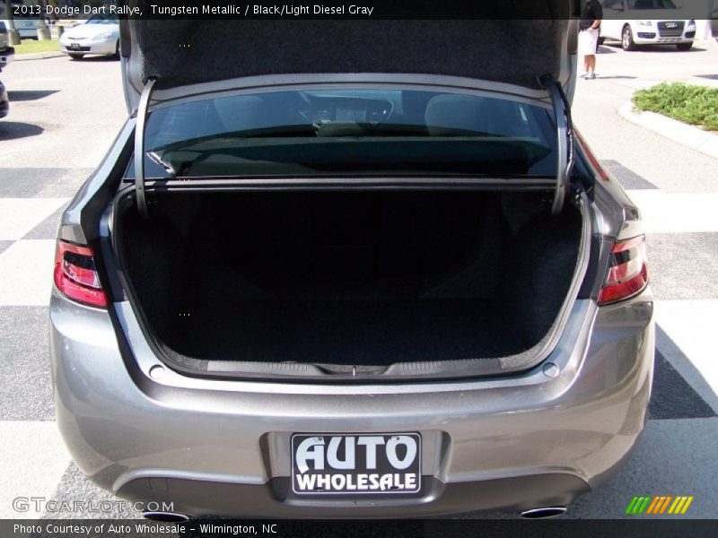 Tungsten Metallic / Black/Light Diesel Gray 2013 Dodge Dart Rallye