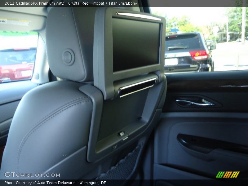 Crystal Red Tintcoat / Titanium/Ebony 2012 Cadillac SRX Premium AWD