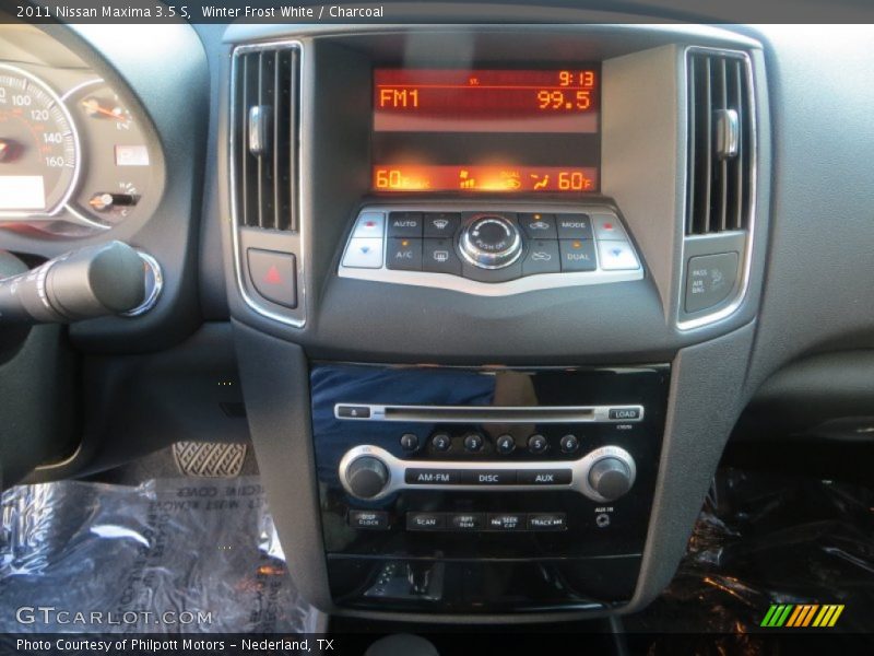 Winter Frost White / Charcoal 2011 Nissan Maxima 3.5 S