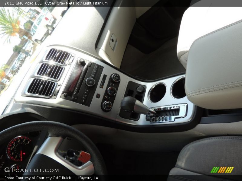 Cyber Gray Metallic / Light Titanium 2011 GMC Acadia SL