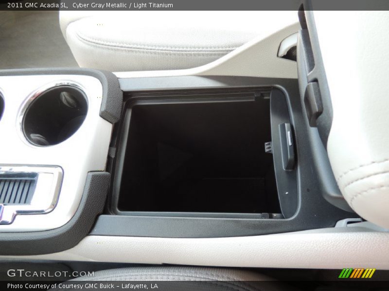 Cyber Gray Metallic / Light Titanium 2011 GMC Acadia SL