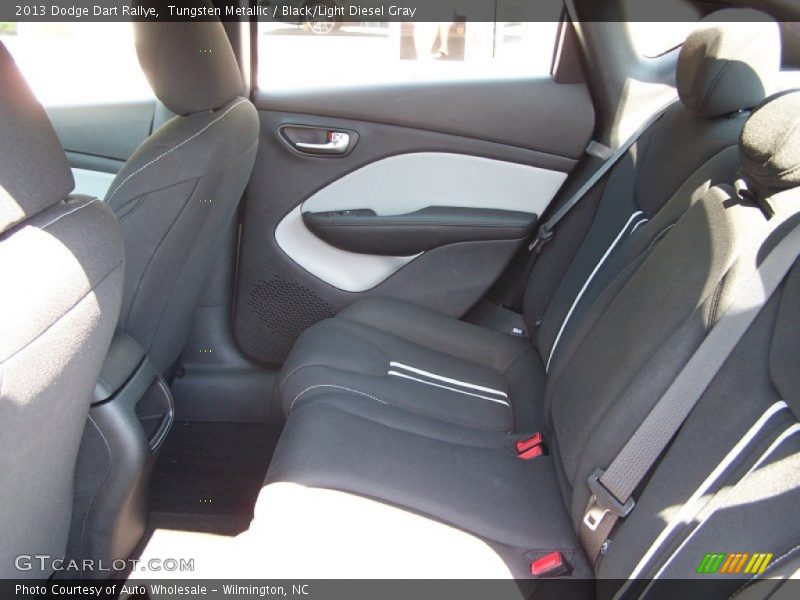 Tungsten Metallic / Black/Light Diesel Gray 2013 Dodge Dart Rallye