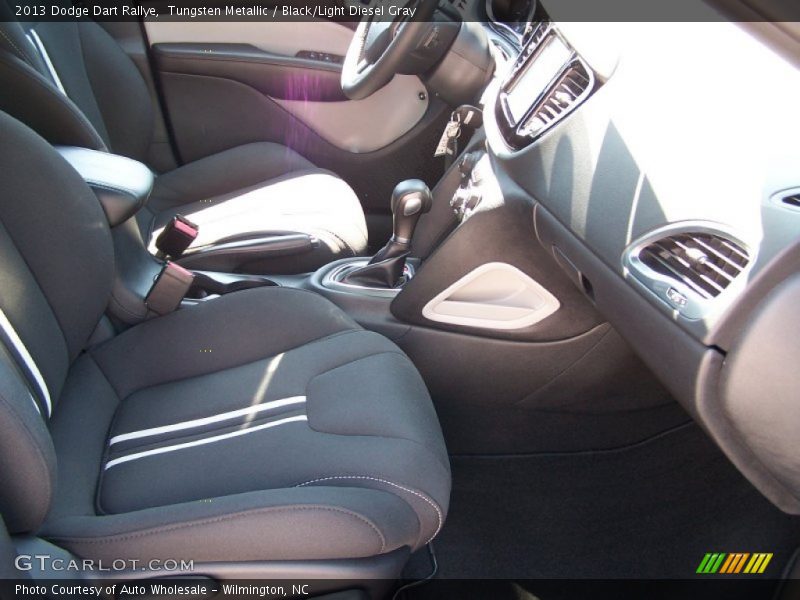 Tungsten Metallic / Black/Light Diesel Gray 2013 Dodge Dart Rallye