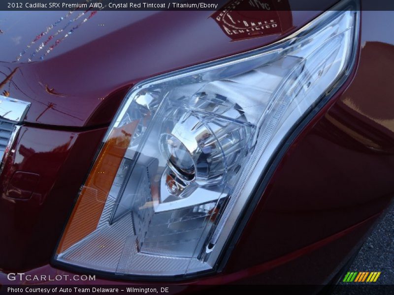 Crystal Red Tintcoat / Titanium/Ebony 2012 Cadillac SRX Premium AWD