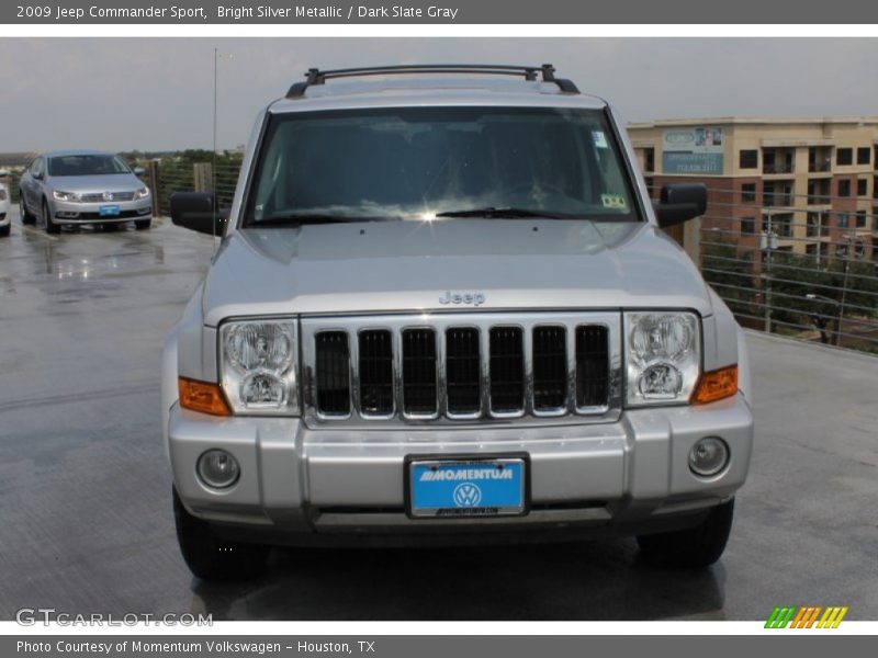 Bright Silver Metallic / Dark Slate Gray 2009 Jeep Commander Sport
