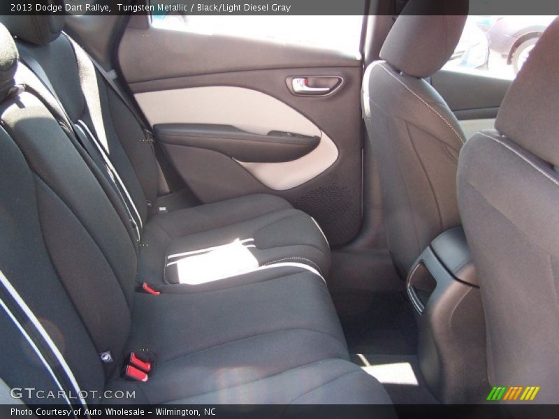 Tungsten Metallic / Black/Light Diesel Gray 2013 Dodge Dart Rallye