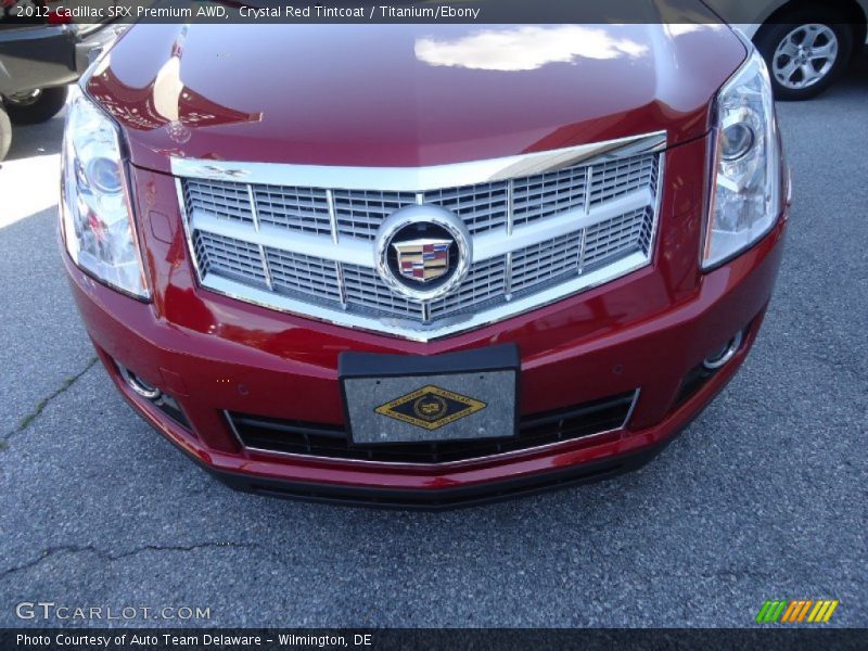 Crystal Red Tintcoat / Titanium/Ebony 2012 Cadillac SRX Premium AWD