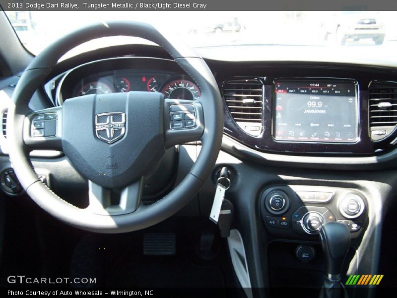 Tungsten Metallic / Black/Light Diesel Gray 2013 Dodge Dart Rallye