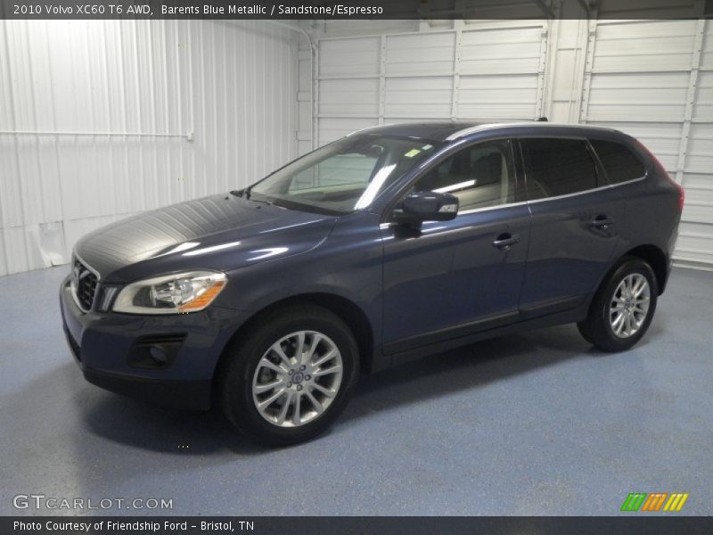 Barents Blue Metallic / Sandstone/Espresso 2010 Volvo XC60 T6 AWD