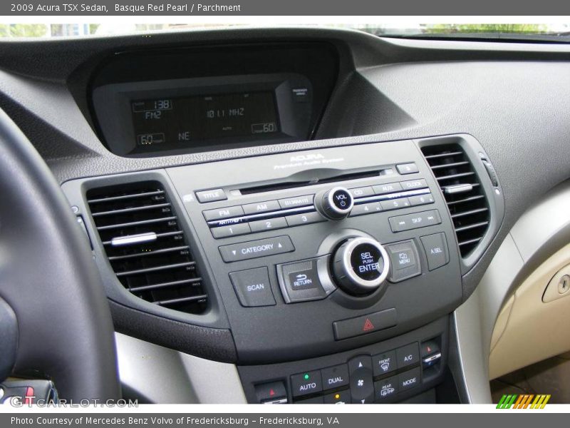 Basque Red Pearl / Parchment 2009 Acura TSX Sedan