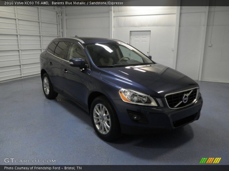 Barents Blue Metallic / Sandstone/Espresso 2010 Volvo XC60 T6 AWD