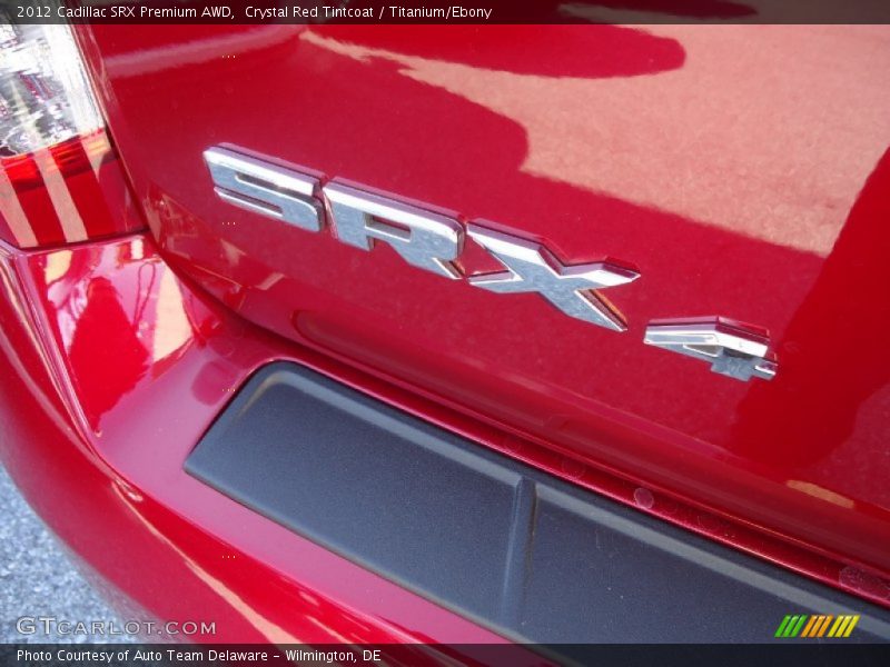 Crystal Red Tintcoat / Titanium/Ebony 2012 Cadillac SRX Premium AWD