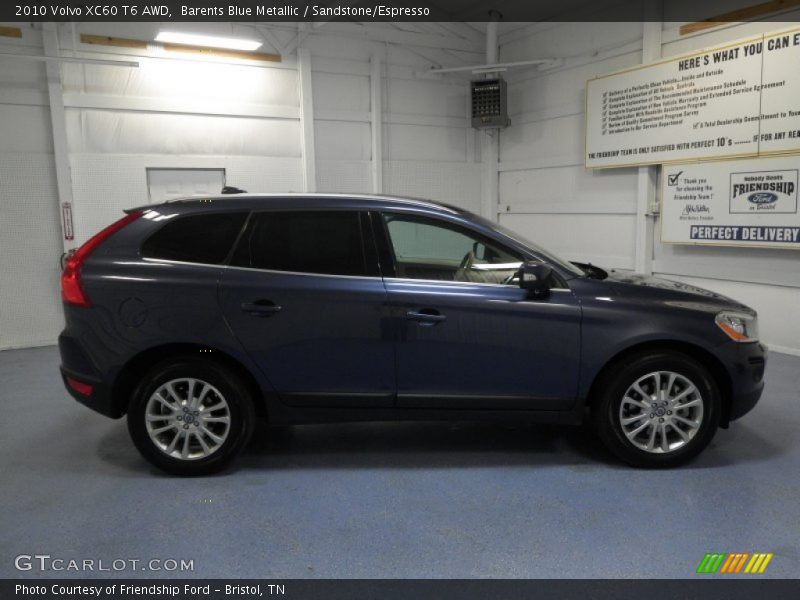 Barents Blue Metallic / Sandstone/Espresso 2010 Volvo XC60 T6 AWD