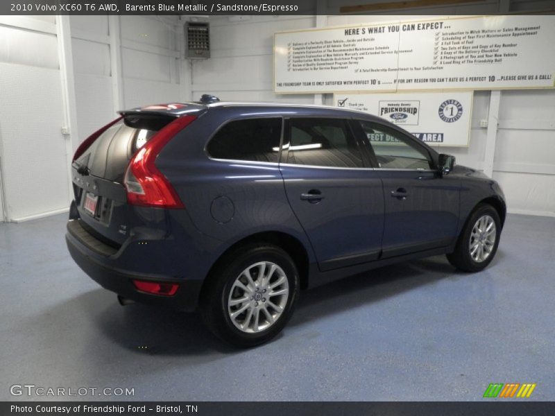 Barents Blue Metallic / Sandstone/Espresso 2010 Volvo XC60 T6 AWD